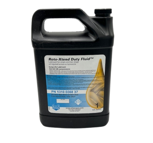 Atlas Copco Roto-Extend 1 Gallon Synthetic Compressor Oil – 8,000-hour lubricant for rotary screw compressors under 30 kW with rust and oxidation protection